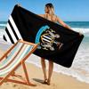 NUFC logo Print Beach Towel, Large Soft Quick Dry Towel for Beach Camping Swimming