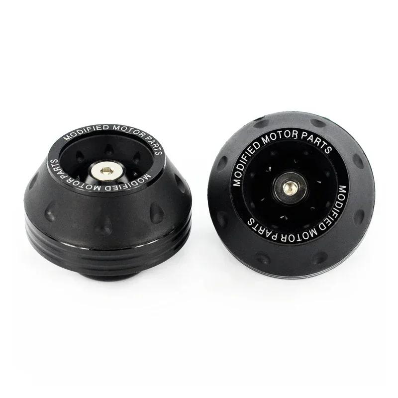 2 шт. защита от удара мотоцикла, защитные накладки на колеса, слайдер для рамы шин для мотокросса, красочные аксессуары для мотооборудования