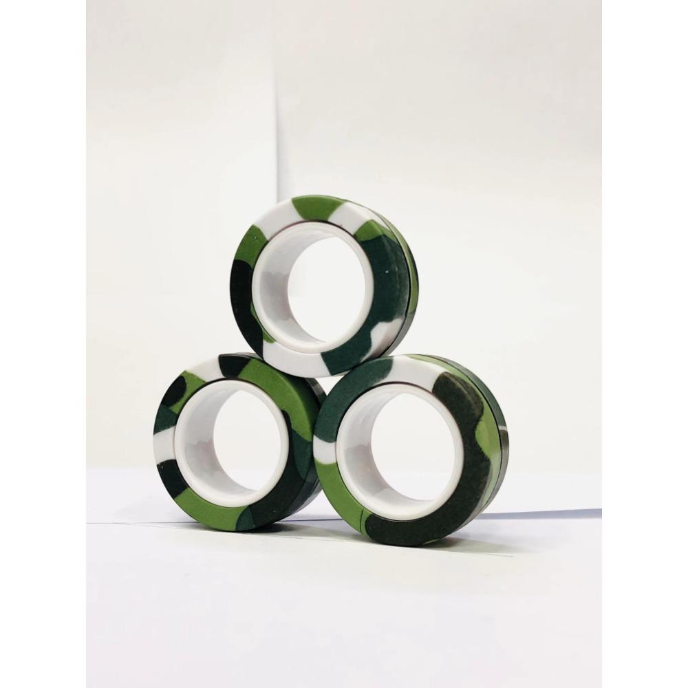 3 шт. Магнитные кольца на пальцы Разноцветный набор спиннеров для снятия стресса и тревоги