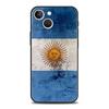 Роскошный чехол для телефона для iPhone 11 12 13 15 16 14 Pro Max X XR XS 7 8 Plus 2020 Черный Мягкий чехол Funda Флаг Аргентины Футбол 10