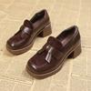 Fashion Vintage British Style Loafers Women Autumn New Platform Oxford Shoes Students College Style Chunky Heels Mary Janes Lolita Shoes