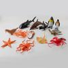 13pcs set PVC Underwater Animals Toy Sea Figures Bath Toy Educational Ocean Figures Gifts for Children