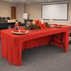Solid Color Spandex Stretch Tablecloth Rectangular Dustproof Table Cover Washable Elastic Exhibition Table Decor Banquet