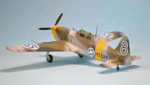 Drawnings 1/48 Morane-Saulnier MS.406C.1 Finnish Ace Pilot Plastic Model DWS48057 (Airplane)