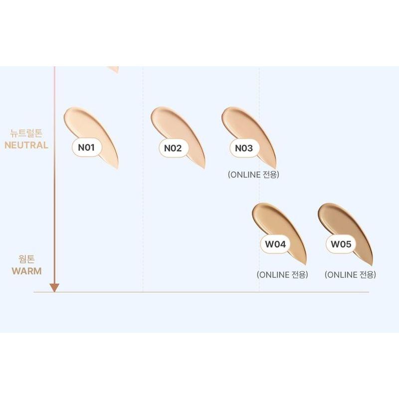 3ce Тональный крем-кушон Fitting Wear / Сменный блок - 3 оттенка