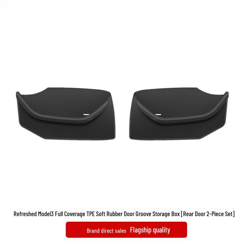 Tesla Model Y/3 Enhanced Door Storage Box & Slot Mat Set