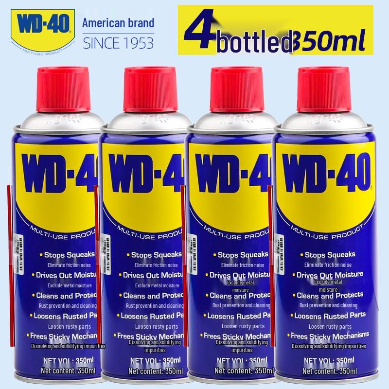 WD-40 Средство от ржавчины и Предохраняющая смазка, Очищающий спрей для металла (350 мл/500 мл)