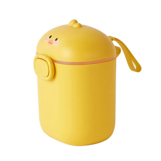 Коробка для сухого молока, дозатор для формулы с ложкой, пищевой класс, без запаха, милый утенок, контейнер для хранения формулы, детское сухое молоко, коробка для закусок, орехов