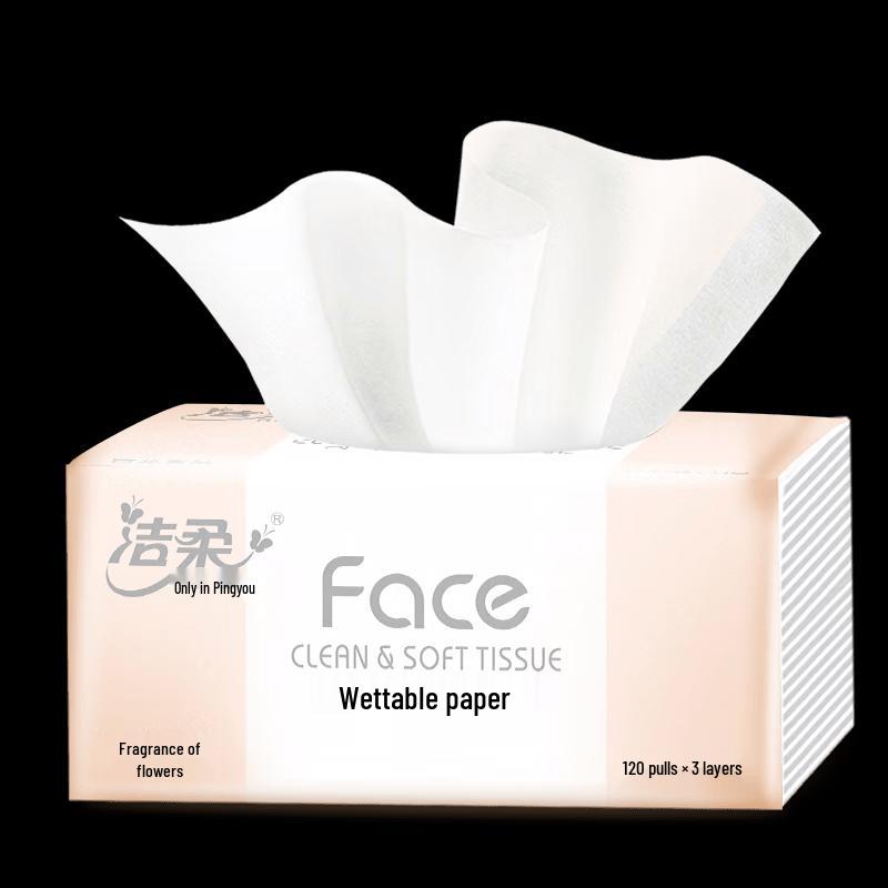 Бумажные салфетки для лица C&S Face Floral Scent, 3-слойные