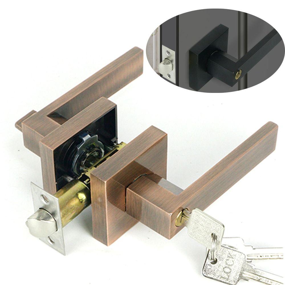 Межкомнатная дверь Дверная ручка Замок с замком Ванная Спальня Дверь Дверная ручка Замок Цилиндр/Защелка Алюминиевый сплав