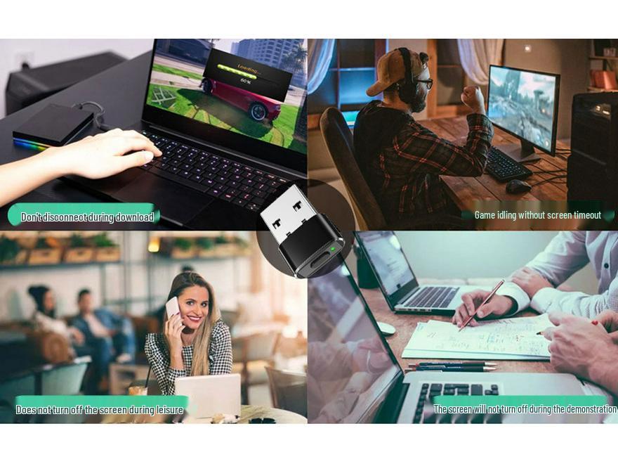 Виртуальная мышь контроллер против сна: Предотвращает блокировку экрана при перемещении курсора через границу экрана