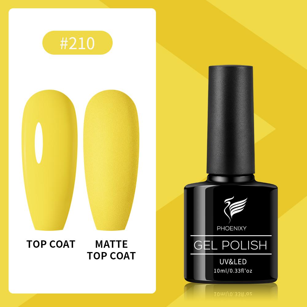 PHOENIXY 10 мл Гель-лак Полуперманентный Гель-лак Цвет Замачиваемый УФ LED Гель Материал для Нейл-арта