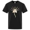 Funny Alien Man Tshirts Fashion Loose Brand Tshirt Summer Breathable Comfortable Cotton Short Sleeve Tee Clothes