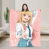 Japan Anime Marin Kitagawa Girl Blanket Multi-size Super Soft Cozy  Throw Blankets for Sofa Couch and Bed