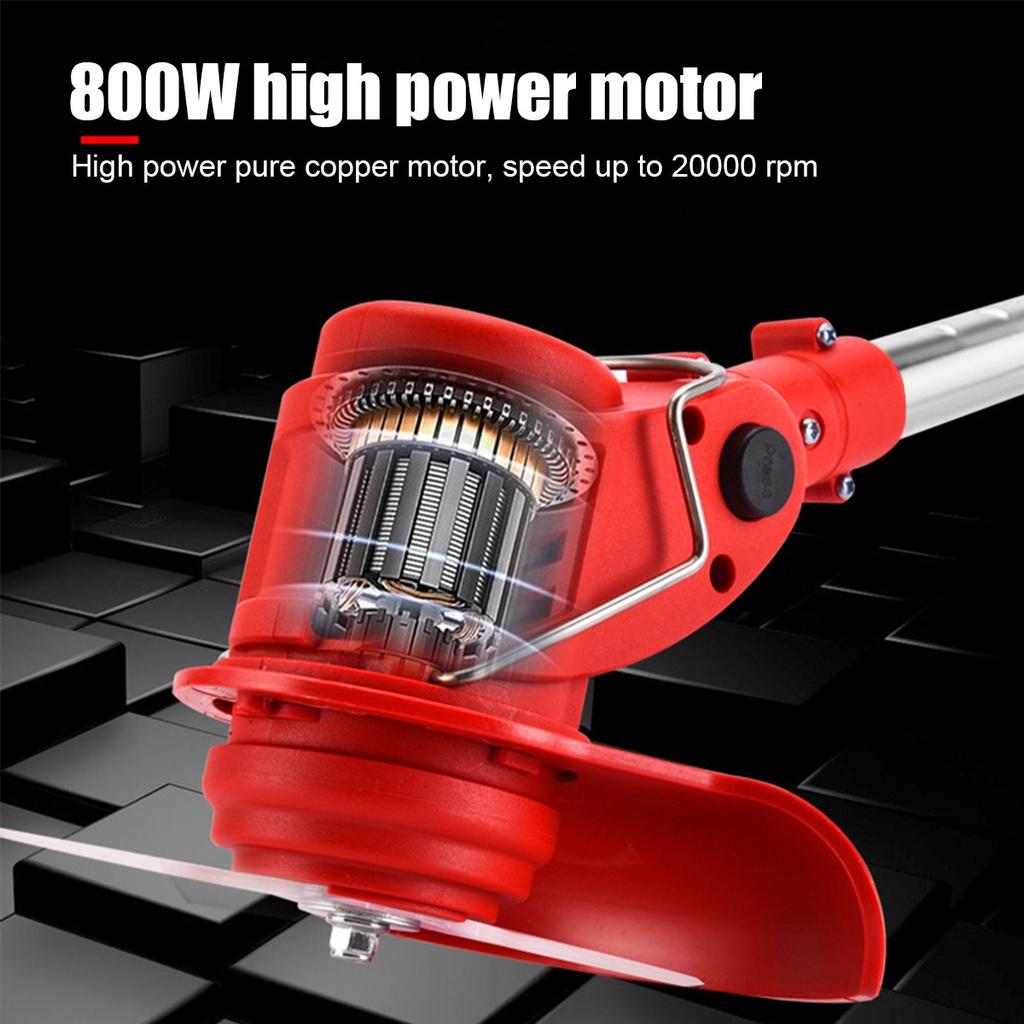 Портативный триммер для травы Аккумуляторный газонный триммер с аккумуляторами Садовые наборы электроинструментов для кошения Электрический триммер