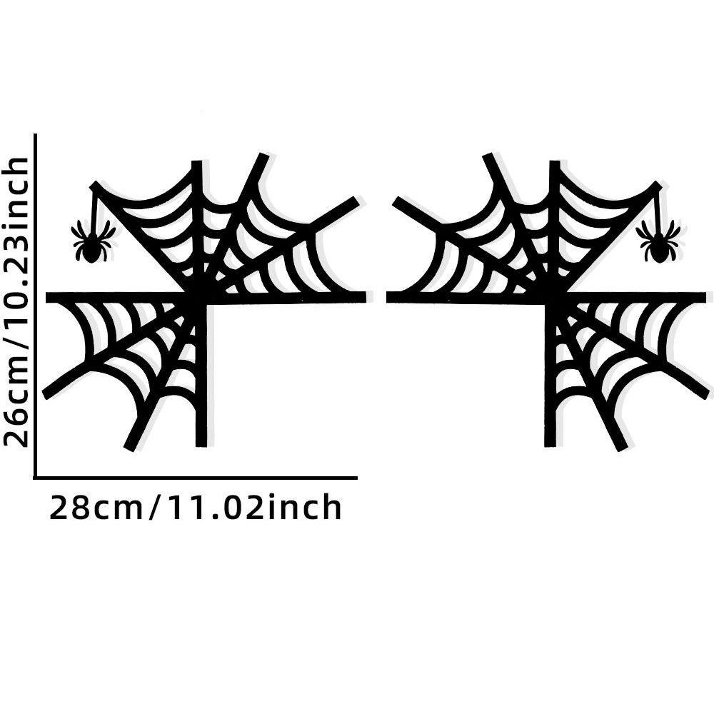 Multi-purpose 3D Halloween Door Frame Stickers Cute DIY Pumpkin Corner Stickers Cartoon Ghost Festival Door Stickers Window