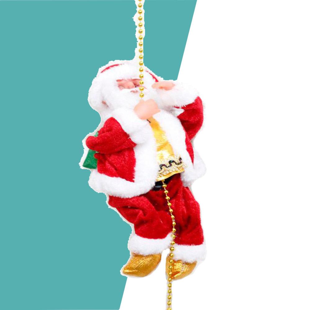 1 X Rope-climbing Christmas Santa Claus Climbing Rope Ladder Toy Christmas Decor
