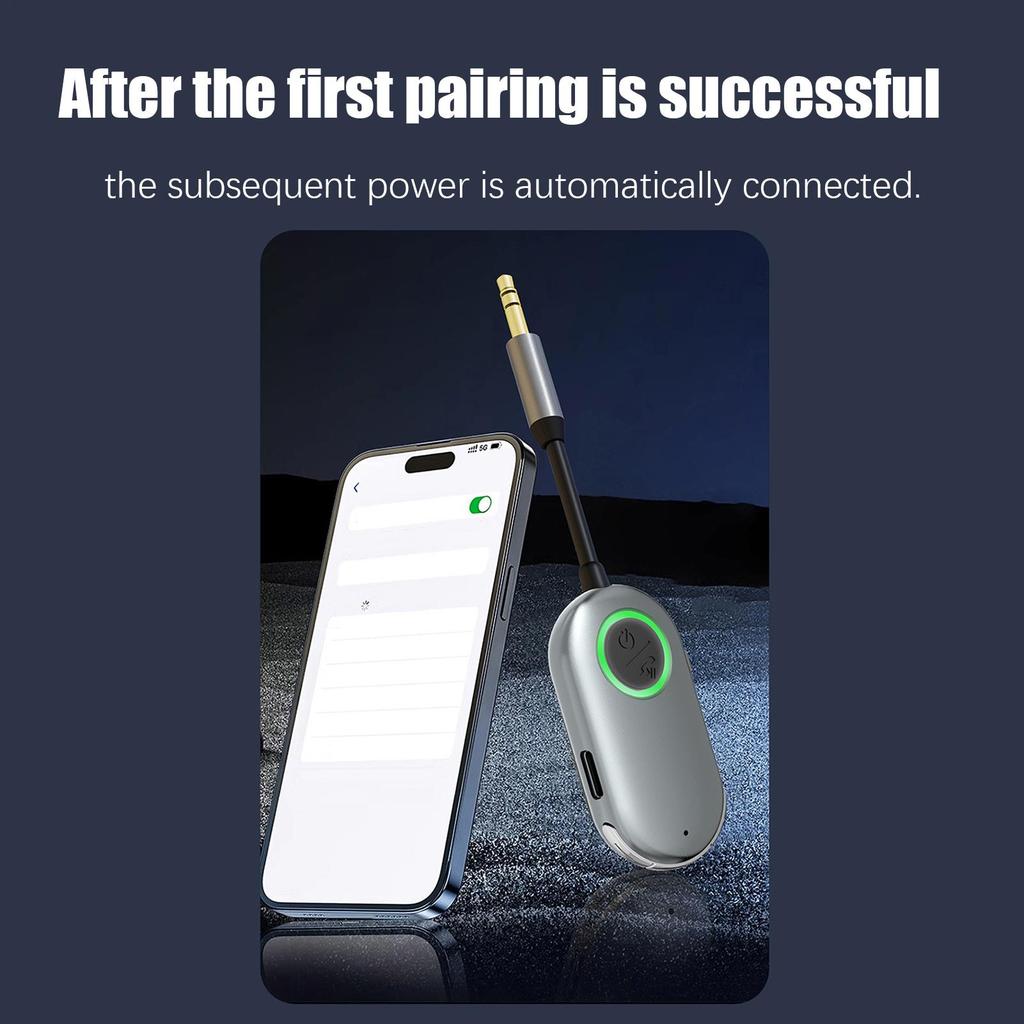 Автомобильный радиоадаптер Адаптер для звонков Аудиоадаптер Портативный автомобильный радиопередатчик Для ежедневных поездок Поездок Бизнеса Пикапа Дороги