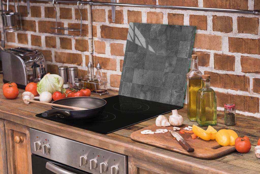 SZKLANA DESKA DO KROJENIA 52x40 SZARA