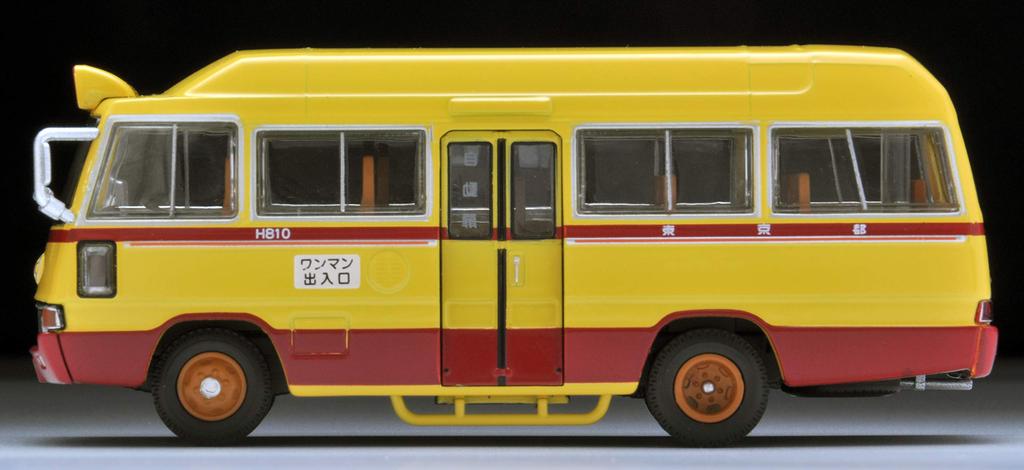 Tomica Limited Vintage Scale Toyota Coaster Toei Minibus 1/64 LV-184c (Finished Model)