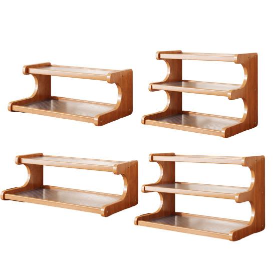 Стойка для хранения Подставка для демонстрации чашек Высокая несущая способность Прозрачный дизайн Многоярусная полка для хранения Настольный органайзер