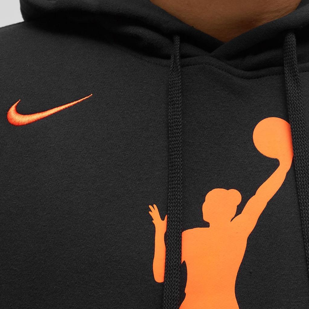 Nike X NBA Collaboration Womens Professional Basketball League Hooded Loose Fit Printed Long Sleeve Sweatshirt Men Sweatshirt DR9596-010