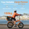 ENGWE folding electric bicycle, 48V 13Ah battery, range of 50-120 kilometers, 20-inch wide tires, 7 speeds, EP-2 Boost.