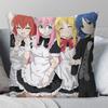 Анимация Одинокий R-Рок Наволочка Квадратная Подушка Спальня Диван Досуг Комфорт Подушка Автомобиль Гостиная Домашнее Украшение 40X40