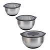 3 шт. миски для смешивания с крышками 3 шт. терки салатница из нержавеющей стали набор для выпечки и еды на кухне