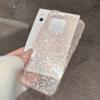 Прозрачный чехол со стразами и блестками для iPhone 17 Air 16 15 14 13 12 11 Pro Max Plus XS XR, прозрачный, сверкающий, противоударный, мягкий