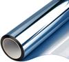 One Way Mirror Window Film Privacy Self-Adhesive Anti UV Heat Control Reflective Window Tint for Home Office Vinyl Silver