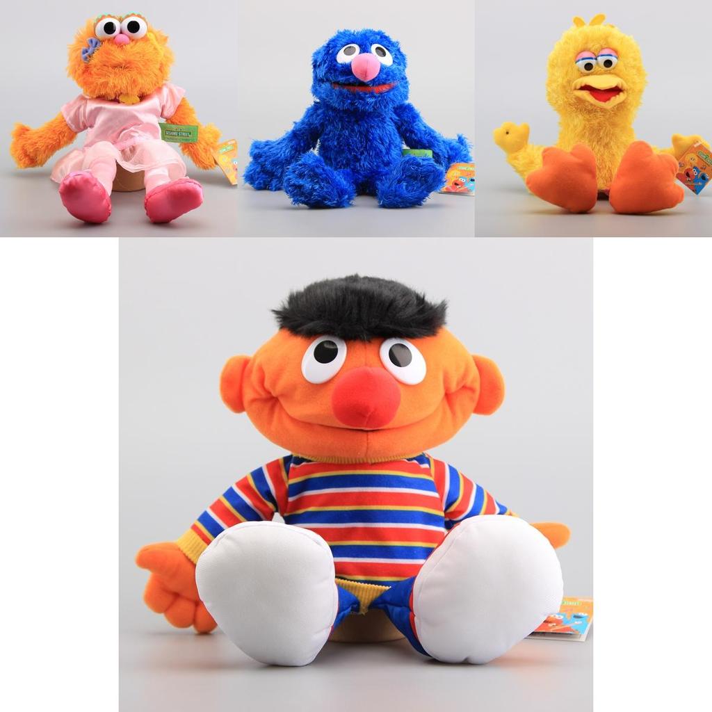 Street Hand Puppet Plush Toys Elmo Cookie Monster Ernie Delightfully Soft And Classic Stuffed Toys**