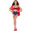 New European and American Halloween cape supergirl costume, sexy onesie cape Wonder Woman uniform