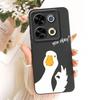 For ITEL P65 Cute Cat Flower Cartoon Phone Case For Itel P671L ItelP65 Shockproof Soft Silicone Covers Bumpers