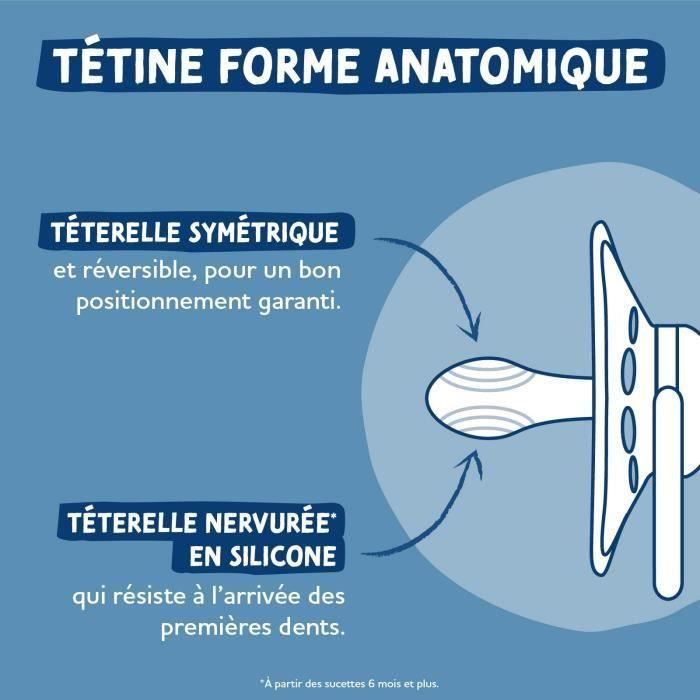 2 Sucettes anatomiques - DODIE - A108 EDL - +18 mois - Mathilde Cabanas Rose