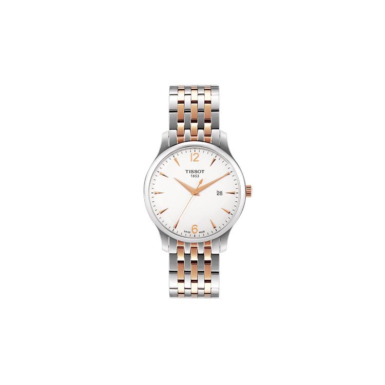 Tissot Junya Collection Кварцевый механизм 30м Водонепроницаемость Мужские часы 42мм Белый циферблат Корпус из нержавеющей стали T063.610.22.037.01