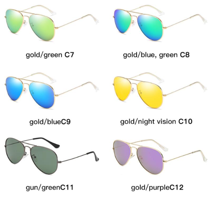 New in Sunglasses for Men Polarized Vintage Sunglasses UV400 Aviation Classic Mirror Male  Man Drive Sun Glasses