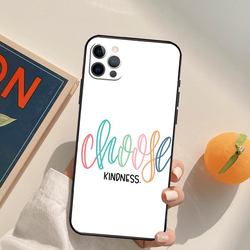 Чехол Be Kind Funda для iPhone 16 Pro Max 14 11 12 13 15 Pro Max Mini XR 16e 15 16 Plus