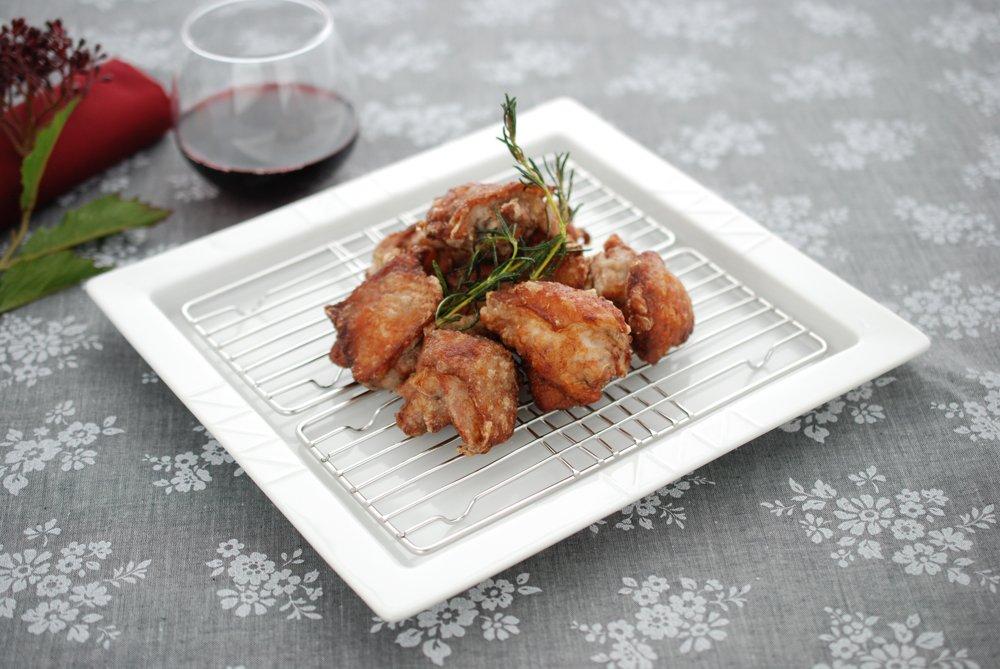 Квадратное блюдо Kuriyama, Раздельное, Белое, NULL, K-1291, 23,5 x 25 x 2 см