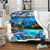 Ocean Adventure Sea Life  Dolphins Bathroom Dcor  Suitable All Seasons Soft Comfortable Ideal Sofa Office Nap Travel Makes Great Gift Holidays