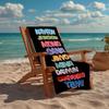 TWICE Fashion Beach Towel: Ideal for Summer Adventures Soft, absorbent and quick drying suitable for swimming and bathing