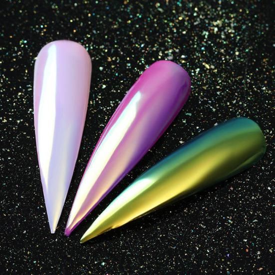 Русалка порошок для ногтей градиент цвета тела лицо DIY пигмент искусство блеск украшения