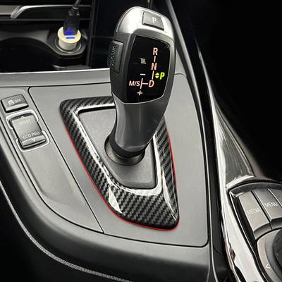 Отделка рамы рычага переключения передач автомобиля для BMW 1 2 3 4 серии F20 F21 F22 F23 F30 F34 F35 F32 F33 F36 Аксессуары для автомобиля в стиле углеродного волокна