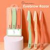 Бритва для бровей - Премиальный удалитель волос на лице для женщин, Гладкий инструмент для дермапланинга, Мягкий и безопасный, Нержавеющая сталь, Компактный дизайн для путешествий и ежедневного использования
