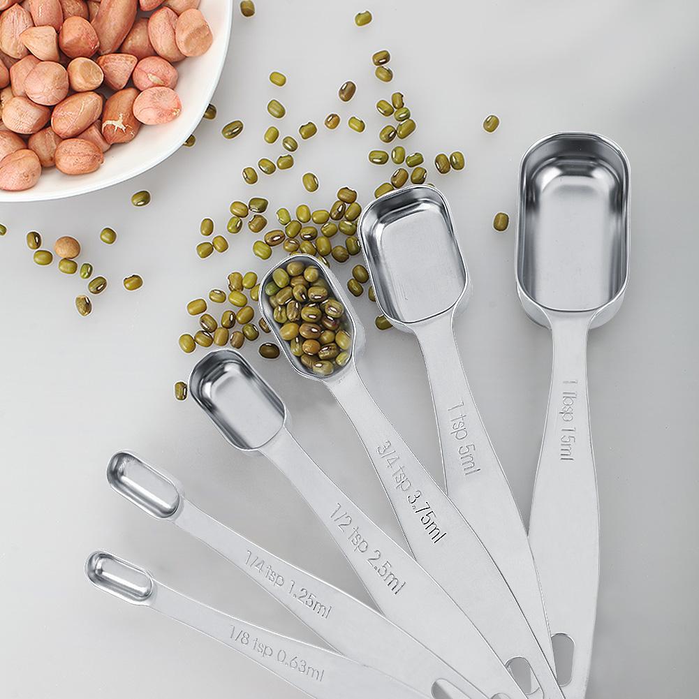 Набор мерных чашек и мерных ложек Ejoyous 304 из нержавеющей стали, 13 предметов, кухонные мерные приборы