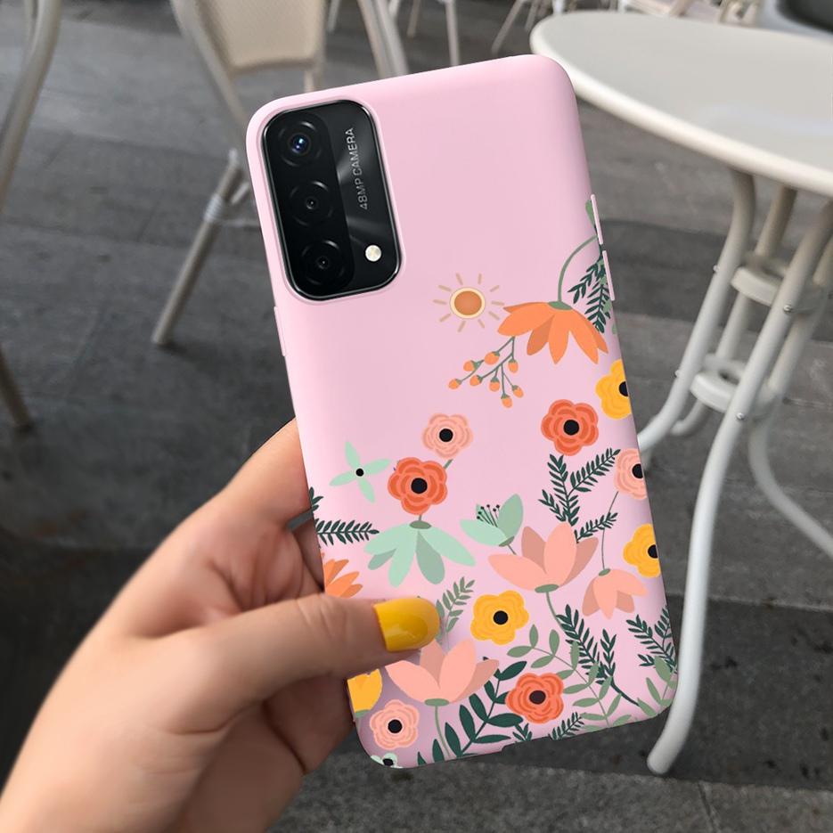 For Oppo A74 4G Case CHP2219 New Fashion Soft Silicone Phone Back Cover For Oppo A74 5G OppoA74 A 74 Cases Fundas Cartoon Bumper