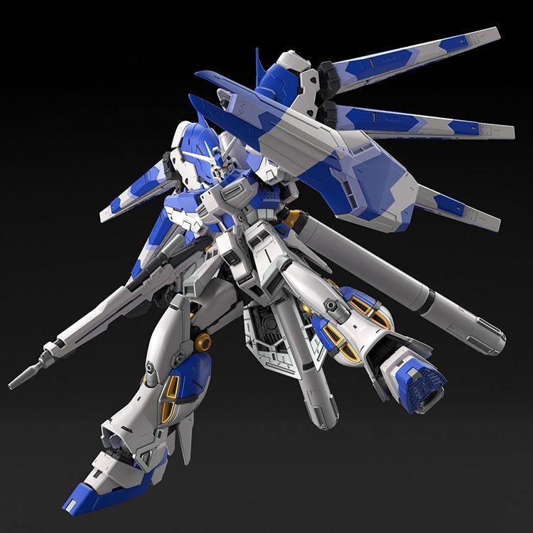 Сборная модель Gunpla Hi-Nu с водяными декалями Без подставки Фигурки Действия Rg 1/144 Настольное украшение Фиксированная версия Коллекционные игрушки
