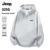 Jeep Мужская худи-пуловер с полумолнией, плотная