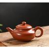 Чайный сервиз Чаочжоу-кунг-фу, горшок ручной работы, полуручная работа, красная глина, горшок с фиолетовым песком, небольшая емкость, шариковое отверстие, фильтрованный чай Мак
