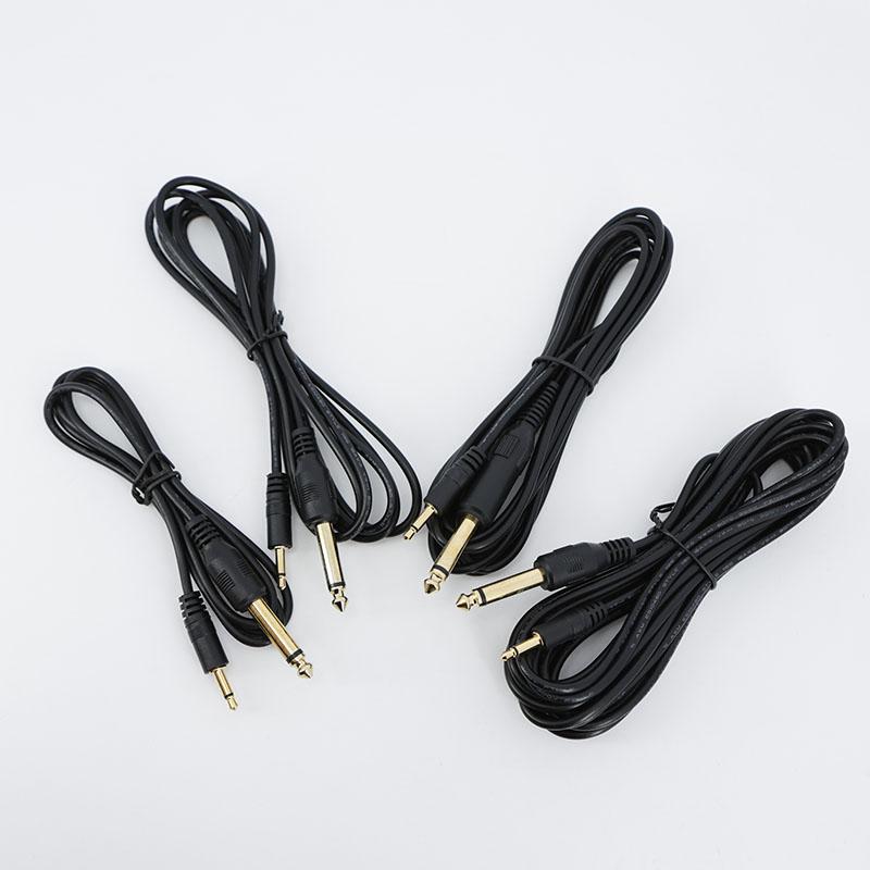Gold plated mono TS 6.35mm to 3.5mm Male Audio Adapter Cable Line TS 3.5 Male to 6.35 Male Audio Cord Wire Adaptor Line 6.35